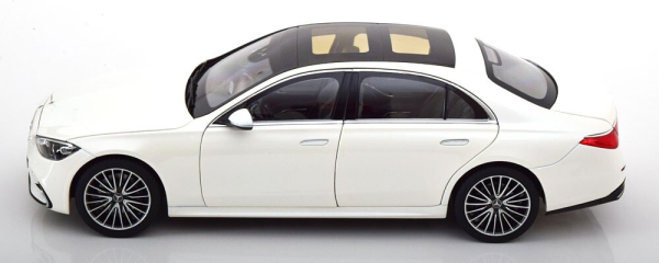 Norev 183801 Mercedes-Benz 2021 weiss metallic S-Klasse W223 1:18 Modellauto limitiert 1/500