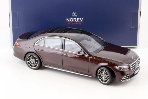 Norev 183804 Mercedes-Benz 2021 burgundy metallic S-Klasse W223 1:18 modelcar