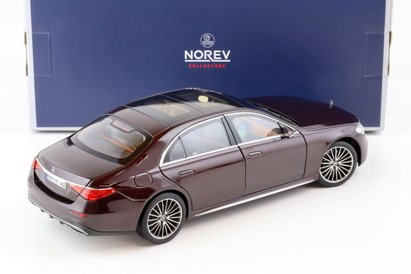 Norev 183804 Mercedes-Benz 2021 burgundy metallic S-Klasse W223 1:18 modelcar