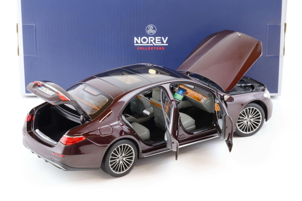 Norev 183804 Mercedes-Benz 2021 burgundy metallic S-Klasse W223 1:18 modelcar