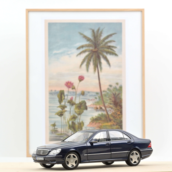 Norev 183817 Mercedes-Benz S55 AMG 2000 blue metallic 1:18 modelcar