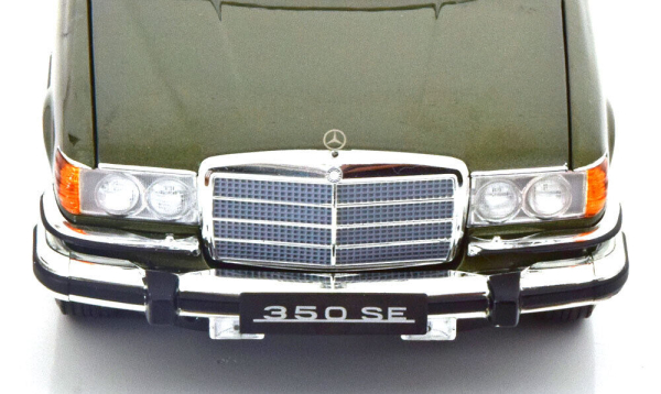 Norev 183972 Mercedes-Benz 350 SE W116 1973 dunkelgrün metallic 1:18 US-Version limitiert 1/1000 Modellauto