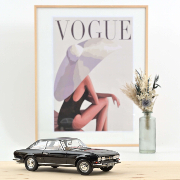 Peugeot 504 Coupe 1972 black 1:18 modelcar Norev 184816