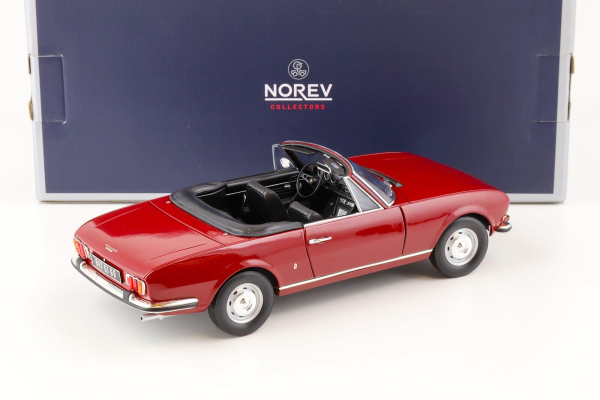 Peugeot 504 Coupe 1972 andalou red 1:18 modelcar Norev 184818