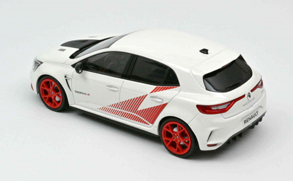 Norev 185239 Renault Megane R.S. Trophy-R 2019 weiss-rot 1:18 Modellauto