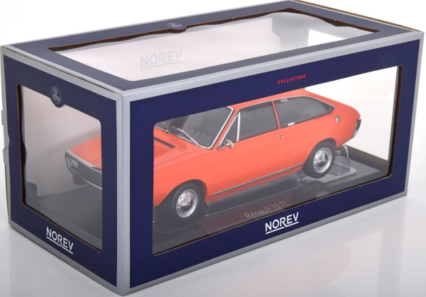 Renault 15 TL 1971 orange 1:18 Modelcar Norev 185350 Oldtimer