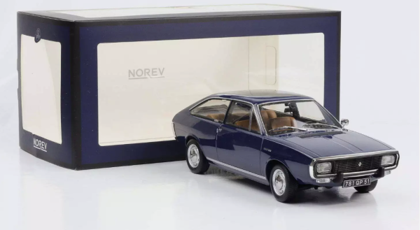 Renault 15 TL 1973 blue 1:18 Modelcar Norev 185350 Oldtimer limited 1/300