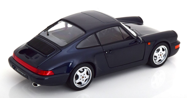 Norev 187324 Porsche 911 Carrera 964 4 Coupe 1990 dunkel blau metallic 1:18 Modellauto limitiert 1/1000