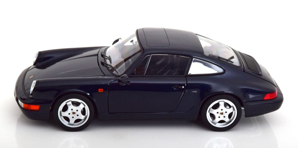 Norev 187324 Porsche 911 Carrera 964 4 Coupe 1990 dunkel blau metallic 1:18 Modellauto limitiert 1/1000