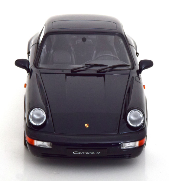 Norev 187324 Porsche 911 Carrera 964 4 Coupe 1990 dunkel blau metallic 1:18 Modellauto limitiert 1/1000