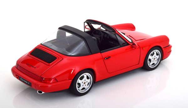 Norev 187325 Porsche 911 Carrera 4 964 Targa 1990 red 1:18 Modelcar limited 1/1000