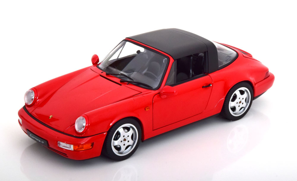 Norev 187325 Porsche 911 Carrera 4 964 Targa 1990 red 1:18 Modelcar limited 1/1000