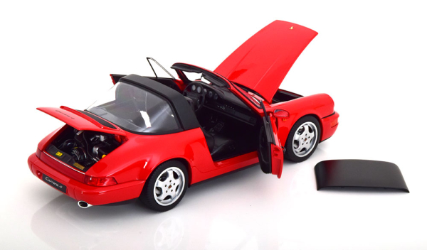 Norev 187325 Porsche 911 Carrera 4 964 Targa 1990 red 1:18 Modelcar limited 1/1000