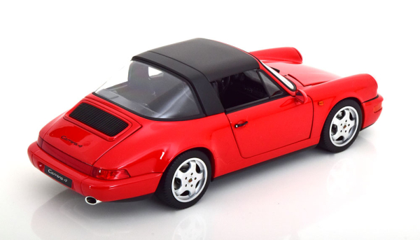Norev 187325 Porsche 911 Carrera 4 964 Targa 1990 red 1:18 Modelcar limited 1/1000