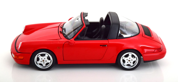 Norev 187325 Porsche 911 Carrera 4 964 Targa 1990 red 1:18 Modelcar limited 1/1000