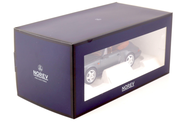 Norev 187331 Porsche 911 Carrera 2 964 Cabrio 1990 grey metallic 1:18 Modelcar limited 1/200