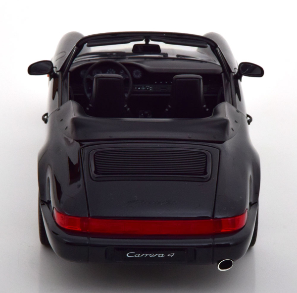 Norev 187332 Porsche 911 Carrera 964 4 Cabrio 1990 schwarz metallic 1:18 Modellauto limitiert 1/1000