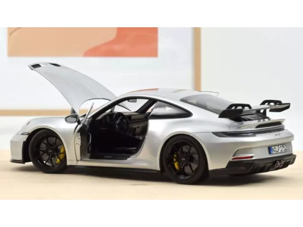 Norev 187380 Porsche 911 992 II GT3 2021 silber 1:18 Modellauto limitiert 1/300