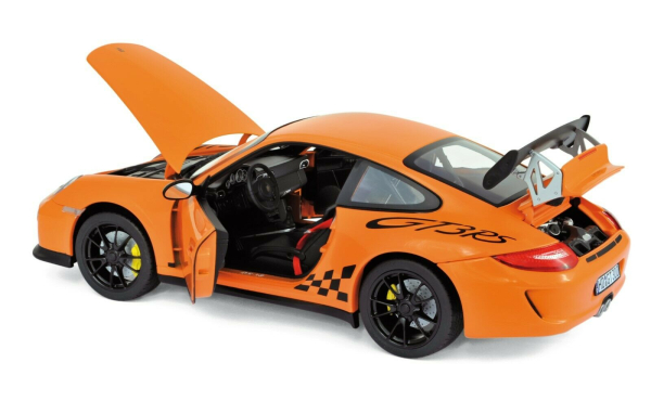 Norev 187562 Porsche 911 GT3 RS 997 orange 1:18 Modellauto