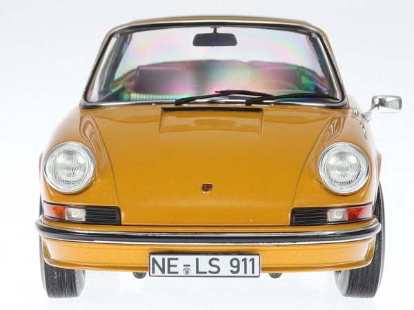 Norev 187629 Porsche 911 S Targa 2.4 1973 gold metallic 1:18 limitiert 1/1000 Modellauto