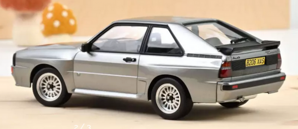 Norev 188312 AUDI SPORT QUATTRO 1985 grey metallic 1:18 Modelcar limited edition 1/300