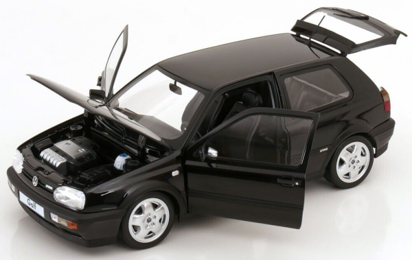 VW Golf III 3 VR6 1996 black 1:18 Norev limited 1/500 modelcar Volkswagen