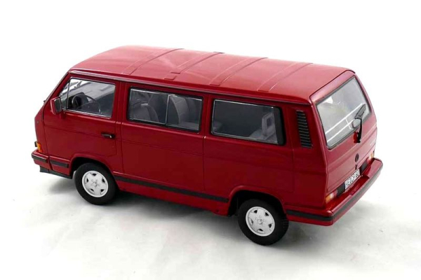 Norev 188542 Volkswagen VW Bus T3 1992 Redstar rot 1:18 limitiert 1/800 Modellauto