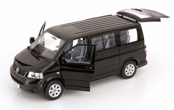 VW T5 2003 Multivan 1:18 black Norev limited 1/1000 modelcar Volkswagen