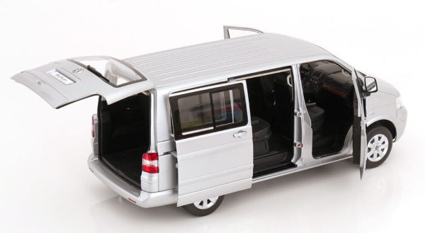 VW T5 2003 Multivan 1:18 silver Norev limited 1/1000 modelcar Volkswagen