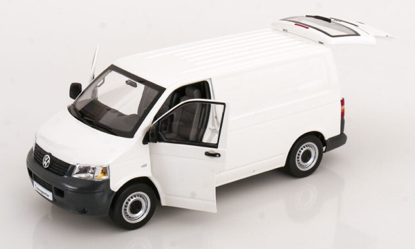 VW T5 2003 Transporter 1:18 weiss Norev limitiert 1/1000 Modellauto Volkswagen
