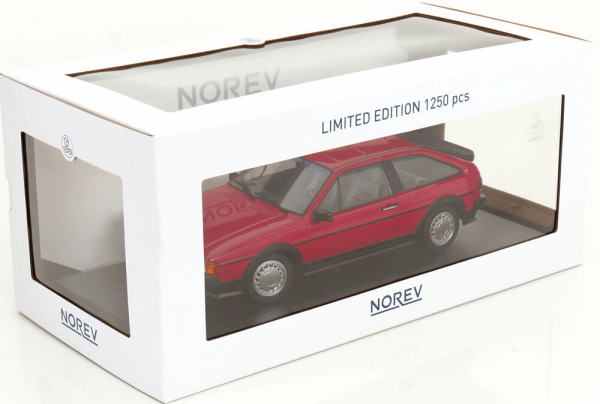 VW Scirocco II GTX 16V 1:18 red 1988 Norev limited 1/1250 modelcar