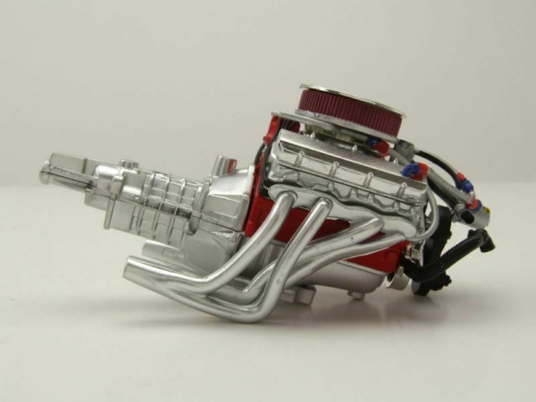 GMP 18947 Motor Big Red 427 Race Engine & Transmission 1:18 Motorblock Motormodell