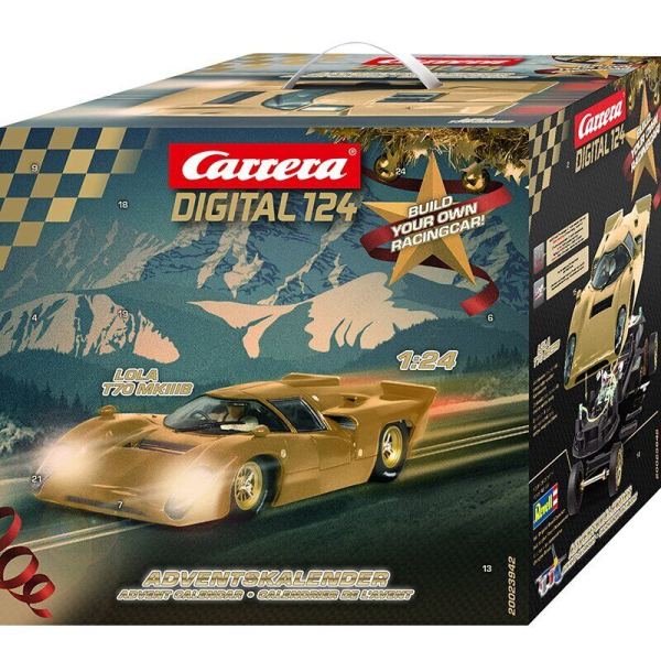 Carrera DIGITAL 124 Lola T70 MKIIIb Adventskalender Bausatz Slotcar 1:24 23942 für Männer Kinder