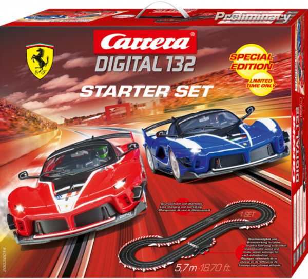 Modellbau Klar De Carrera Digital 132 Starter Set 2020 Rennbahn 30014