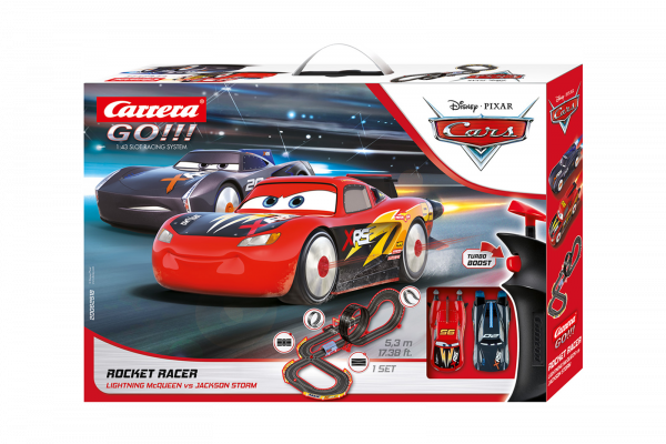 Carrera GO!!! 62518 Disney·Pixar Cars  Rocket Racer Rennbahn Slotcar