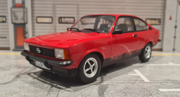 Norev Opel Kadett C-Coupe 1.6S Rallye 1977 rot 1:18 limitiert 1/504 Exclusiv Modellbau-Klar Modellauto