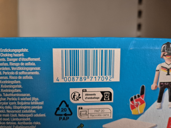 Playmobil VW T1 Camping DFB EM Fußball Fan Bus Edeka limited Edition