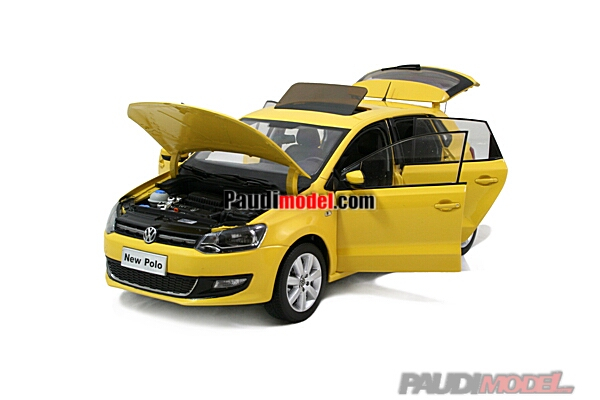 Paudi VW Polo  2011 gelb 1:18