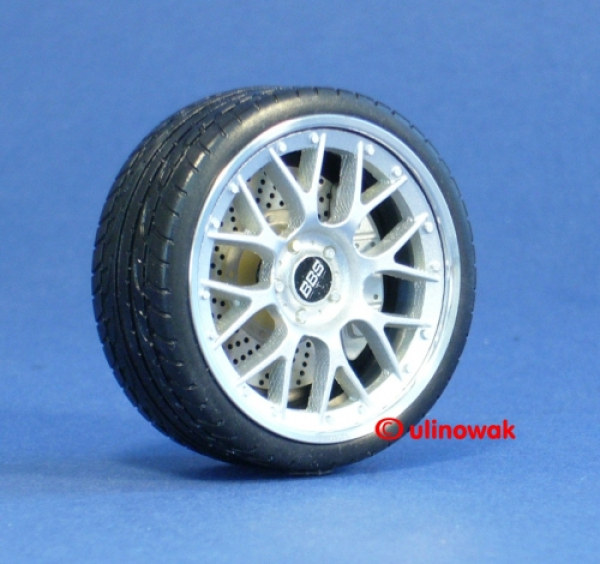 99068-21 Alufelge 1:18 BBS RS GT-Design 21 Zoll Flachbett uni