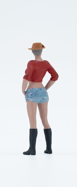 Atlantic 1:18 Figur Cora Frau mit rotem Top für Modellbau Diorama