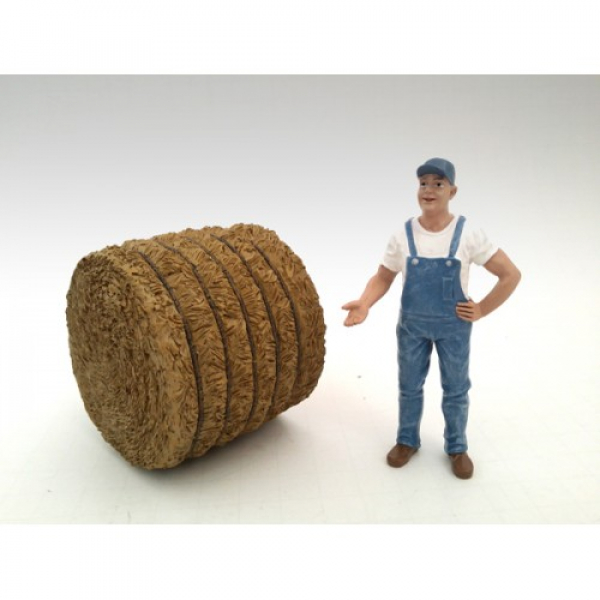 American Diorama 23983 Accessory - Hay Bale (Round) 1:18 limited 1/1000
