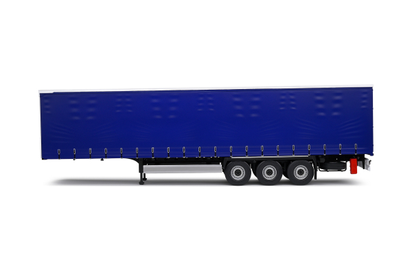 Tarpolin Anhänger blau 1:24  Solido 421240202 Modellauto