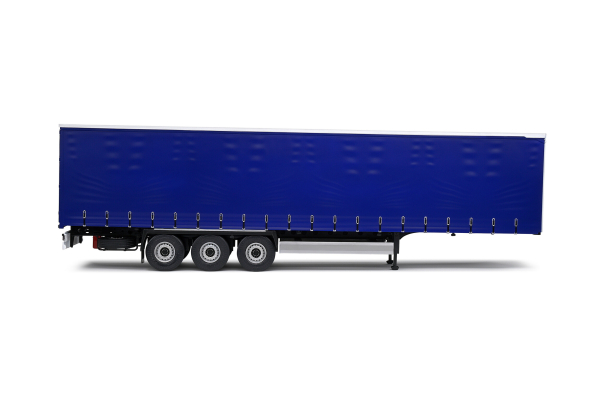 Tarpolin Anhänger blau 1:24  Solido 421240202 Modellauto