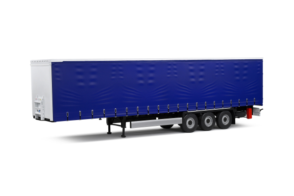 Tarpolin Anhänger blau 1:24  Solido 421240202 Modellauto