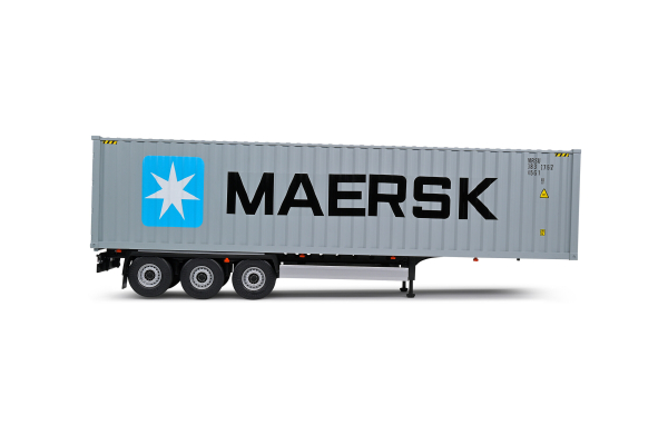 Solido 421240204 Maersk Container Trailer blue 1:24  Modelcar