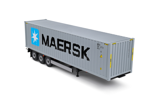 Solido 421240204 Maersk Container Trailer blue 1:24  Modelcar