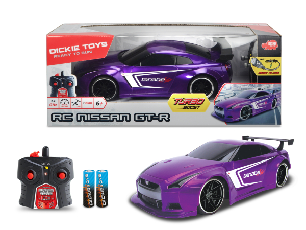 Dickie Toys RC Nissan GT-R violett 1:16 ferngesteuertes Auto