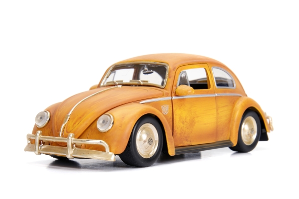 Jada Toys 253115000 Transformers VW Beetle (Käfer) mit Figur 1:24 Modellauto