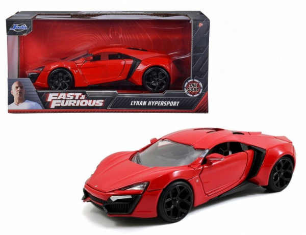 Jada Toys 253203003 Fast & Furious Lykan Hypersport 1:24 Modellauto