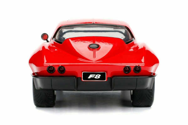 Jada Toys 253203010 Fast & Furious Letty's Chevy Corvette 1966 1:24 Modellauto